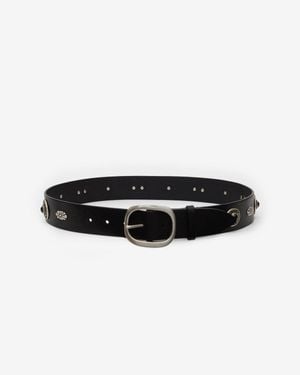 Isabel Marant Western Studs Belt - Black