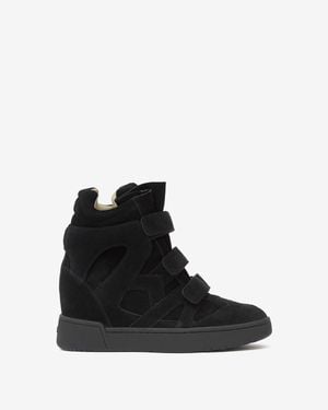 Isabel Marant Im3 High-Top Wedge Trainers - Black