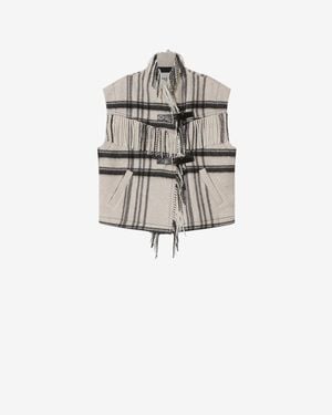Isabel Marant Ginesa Wool Cardigan - White