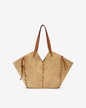 Isabel Marant Tampa Tote Shoulder Bag - Natural