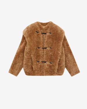 Isabel Marant Cappotto Avalia - Marrone