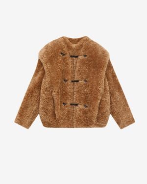 Isabel Marant Avalia Coat - Brown