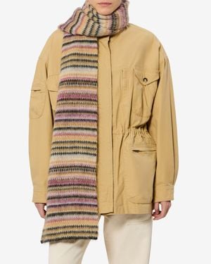 Isabel Marant Mouna Mohair Scarf - White