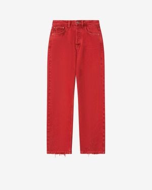 Isabel Marant Daya Regular Jeans - Red