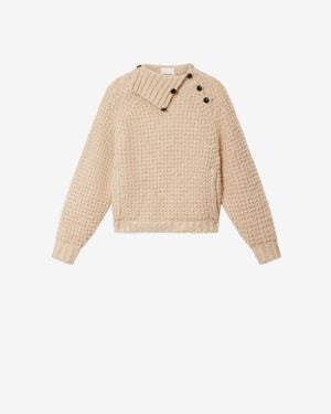 Isabel Marant Lyas Alpaca Sweater - White