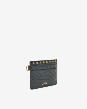 Isabel Marant Oskan Embossed Card Holder - White