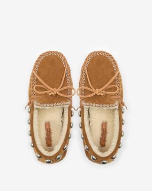 Isabel Marant Fitza Loafers - Natural