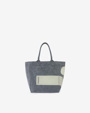Isabel Marant Small Yenky Tote Bag - Blue
