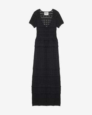 Isabel Marant Kleid Aurore - Schwarz