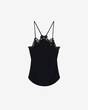 Isabel Marant Elva Top - Black
