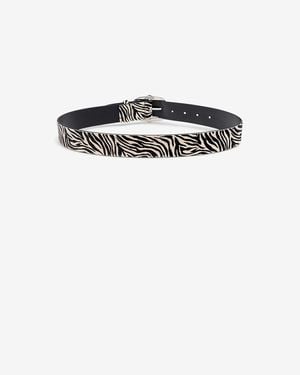 Isabel Marant Lapae Ledergürtel - Weiß