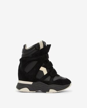 Isabel Marant Wedge High-Top Trainers - Black