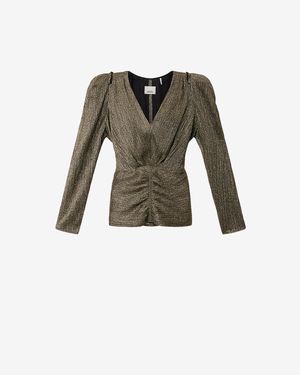 Isabel Marant Marlin Top - Metallic