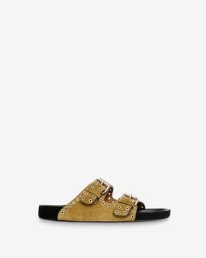 Isabel Marant Lennyo Sandals - Metallic