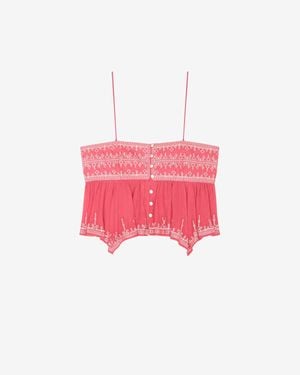 Isabel Marant Piyae Top - Rosa