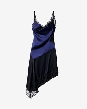 Isabel Marant Anazia Silk Dress - Blue