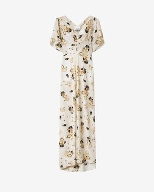 Isabel Marant Falja Silk Dress - White