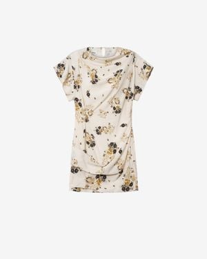 Isabel Marant Floe Silk Dress - White