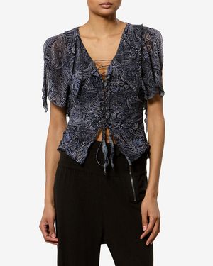 Isabel Marant Thanais Blouse - Blue