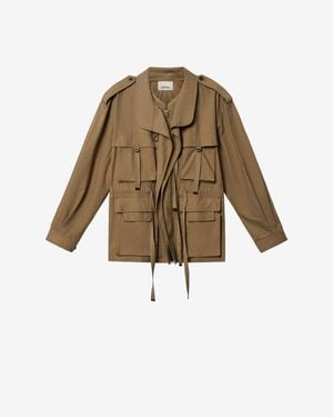 Isabel Marant Beriza Cotton Jacket - Natural