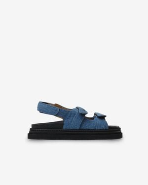 Isabel Marant Madee Denim Sport Sandals - Blue