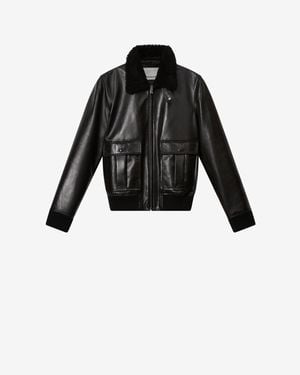 Isabel Marant Bowy Leather Jacket - Black