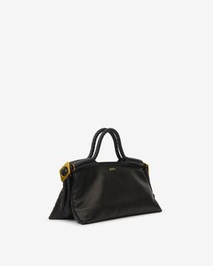 Isabel Marant Pipa M Leather Bag - Black