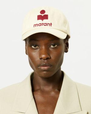 Isabel Marant Tyron Cotton Cap - Natural