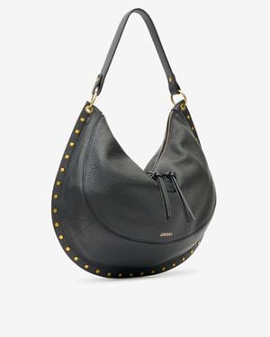 Isabel Marant Sac Oskan Soft L En Cuir Grainé - Noir