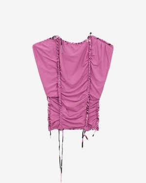Isabel Marant Zohra Top - Pink