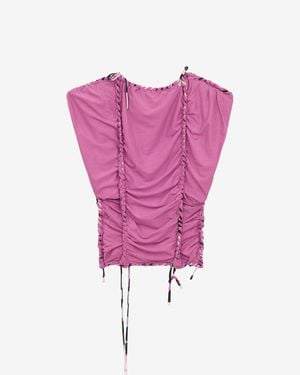 Isabel Marant Zohra Top - Pink