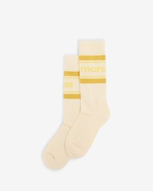 Isabel Marant Donna Socks - Yellow