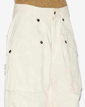 Isabel Marant Jannick Trousers - Natural