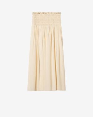 Isabel Marant Nerly Silk Skirt - Natural