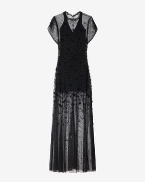 Isabel Marant Otalia Lace Dress - Black