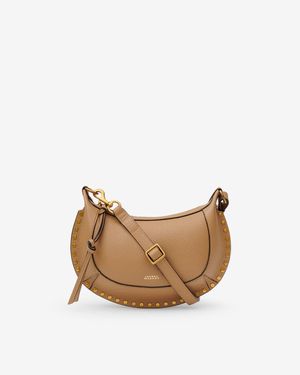 Isabel Marant Oskan Moon Grained Bag - White