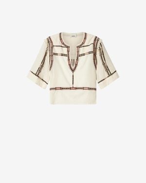 Isabel Marant Blusa Fiosa - Neutro