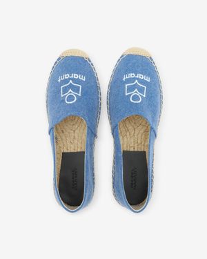 Isabel Marant Canae Canvas Espadrille - Blue