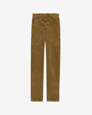 Isabel Marant Pantaloni Brinley - Verde