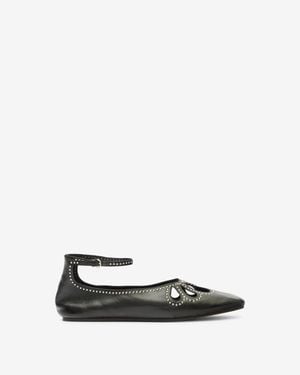 Isabel Marant Bloris Ballet Flats - Green