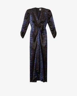 Isabel Marant Kleid Albini Aus Seide - Schwarz