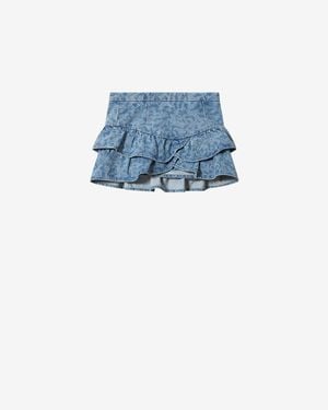 Isabel Marant Leyje Denim Skirt - Blue