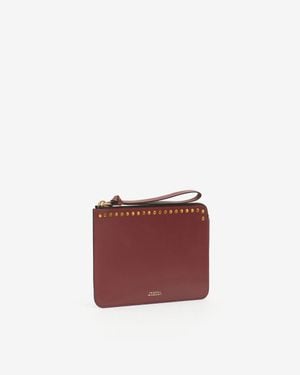 Isabel Marant Oskan Flat Pouch - Purple