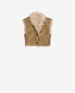 Isabel Marant Clara Vest - White