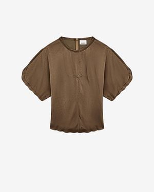 Isabel Marant Karlita Top - Brown