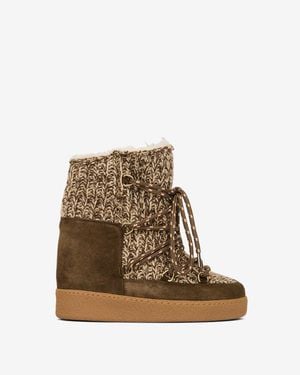 Isabel Marant Nowla Boots - Natural