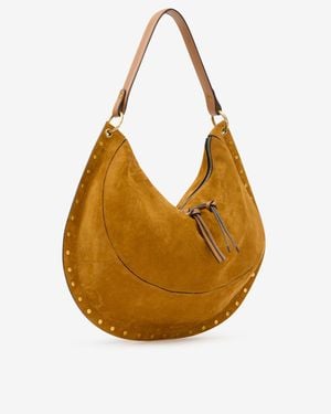 Isabel Marant Sac Oskan Soft L En Cuir Velours - Orange