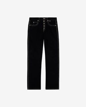 Isabel Marant Pantaloni Jeffrey - Nero