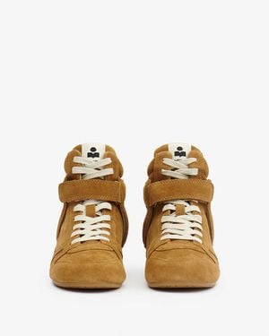 Isabel Marant Senny High Sneakers - Metallic