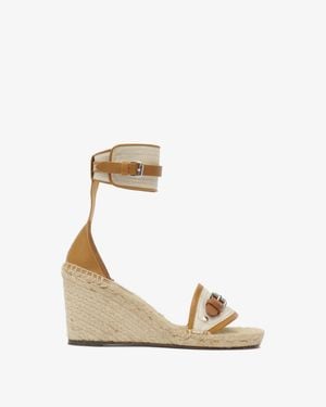 Isabel Marant Oliha Espadrilles - Metallic